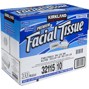 Facial Tissues 30/110-125ct nq